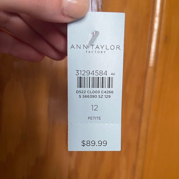 Ann Taylor Factory light pink trousers petite - Picture 2 of 3